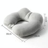 Portable Nap Neck Care Pillow Multifunctional Airplane Travel U-Shaped Pillow, Style: Dark Gray PP Cotton