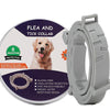 Natural Flea & Tick Collar for Large Dogs, 72cm, Grey
