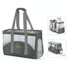 FUNADD Breathable Pet Carrier Bag, Grey - Portable & Durable