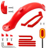 X0259 Electrical Scooter Rear Fender Shock Absorber Bracket Cover For Xiaomi Mijia M365(Red)