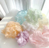 Waterproof Flower Packaging Crinkle Liner(Light Blue)