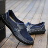 Men Summer Breathable Mesh Shoes Outdoor Non-slip Casual Shoes, Size: 39(Blue)