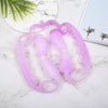 2 PCS Ladies Ring Leg Clamp Massager Ball Stovepipe Yoga Fitness Equipment(Purple)