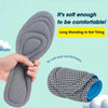 10pairs 5D Nano Antibacterial Deodorant Breathable Anti-Slip Massage Insole, Size: 41-42(Navy Blue)