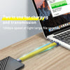 100W 10Gbps USB-C/Type-C to USB-C/Type-C FPC Flexible Data Cable, Length: 13.8cm(Yellow)