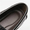 Men Fashion Thick Bottom Pointed Formal Business Leather Shoes, Shoe Size:44(Silver)