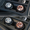 Car Ashtray Mini With Lamp And Cover Car Ashtray(N18B Silver)