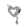 S925 Sterling Silver Cupid Arrow Heart Beads DIY Bracelet Necklace Accessories