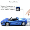 1:36 Simulation Alloy Sports Car Model Children Toy Car(Silver Gray)