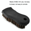 JY-26589412 Car Interior Dusting Oiling Polishing Cleaning Horsehair Brush(Black)