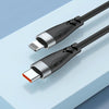 ADC-008 30W USB-C / Type-C to 8 Pin Fast Charge Data Cable, Cable Length:2m(Black Grey)