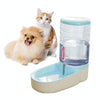 Automatic Cat Feeder & Water Dispenser, 3.8L, Blue