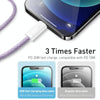 Baseus CALD000005 Dynamic Series 20W USB-C / Type-C to 8 Pin Fast Charging Data Cable, Cable Length:1m(Purple)
