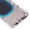 iPhone XS Back Cover Replacement White - Camera Lens & SIM Tray