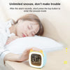 Cartoon Deer Shape Children Snooze Multifunctional USB Rechargeable Student LED Alarm Clock(Orange)