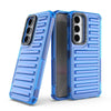 For Samsung Galaxy S25+ 5G High Transparency TPU Hybrid PC Airbag Phone Case(Transparent Blue)