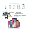 Universal Long Tube 3 Joints Adjustable Car Water Cup Position Cell Phone Holder(S0666A Silver)