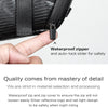 Rhinowalk Bicycle Tail Saddle Bag Waterproof Lightweight Mountain Bike Tool Bag Cycling Equipment(Matte Black)