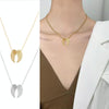 Angel Wings Necklace Guardian Angel Pendant Collar Chain Jewelry(Gold)