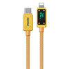 WK WDC-08 PD 20W USB-C/Type-C to 8 Pin Digital Display Data Cable, Length: 1m(Yellow)