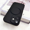 For iPhone 13 Pro Max Metallic Paint CD Texture MagSafe TPU Phone Case(Black)
