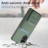 For OPPO Reno8 5G Carbon Fiber Card Bag Fold Stand Phone Case(Green)