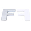 Car Vehicle Badge Emblem 3D English Letter F Self-adhesive Sticker Decal, Size: 4.5*4.5*0.5cm