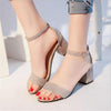 Women Summer Open Toe Sandals, Size:38(Pink)