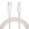 20W PD USB-C / Type-C to 8 Pin Data Cable, Cable Length: 1m(White)