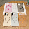 For iPhone 15 Pro Max Soft Sandy Skin Feel MagSafe Magnetic PC Phone Case(Orange)