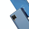 For Huawei P40 Lite/Nova 7i Plated Mirror Horizontal Flip Leather Case with Holder(Blue)