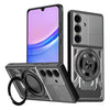 For Samsung Galaxy A15 Armor Rotating Holder MagSafe Phone Case(Grey)