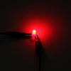 10PCS 2W T3 Wedge Instrument Panel LED Light Dashboard Gauge Cluster Indicator Lamp Bulb(Red Light)