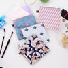 SN-031 2pcs Waterproof Zipper Sanitary Napkin Storage Bag Coin Card Bag(Cactus)