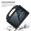 For Samsung Galaxy Tab A7 Lite T220 / T225 Thumb Bracket EVA Shockproof Tablet Case(Black)