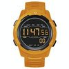 SPOVAN P100 LED Luminous Pedometer Multifunctional Sports Electronic Watch(Yellow)