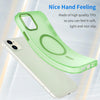 For iPhone 11 MagSafe Frosted Translucent TPU + PC Full Coverage Phone Case(Green)