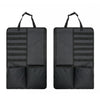 2pcs / Set Car Front Seat Back Storage Bag Car Hanging Organiser(Black)