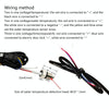 Compact LED Digital Display Time Voltmeter, Specification: 3 in 1 Red