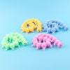 12 PCS Children Soft Rubber 16-Section Caterpillar Stretch Decompression Toy(Blue)