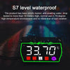 4 in 1 Ambient Temperature Gauge Morfayer Locomotive Intelligent Multi-function Tachometer