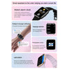 HD12 1.75 inch IP68 Waterproof Smart Watch, Support Blood Oxygen Monitoring(Purple)