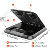 Car Mobile Phone Holder Carbon Fiber Pattern Silicone Dashboard Holder(Black)
