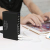 XBX09L 50W 5V 2.4A 10 USB Ports Quick Charger Travel Charger, EU Plug(White)