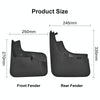 For Volkswagen Tiguan 2005-2016 4pcs/Set Car Auto Soft Plastic Splash Flaps Fender Guard