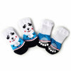 Panda Dog Socks Anti-Slip Knitted, 4 Pack, Size M
