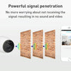 GH3 WiFi Smart Surveillance Camera with Magnet Mount, Support Night Vision / Two-way Audio(White)