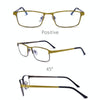 Progressive Multifocal Presbyopic Glasses Anti-blue Light Mobile Phone Glasses, Degree: +100(Wine Red)