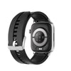 GT22 1.85 inch TFT Screen Silicone Band Health Smart Watch, Support Bluetooth Call / Plateau Blood Oxygen / Body Temperature / Arrhythmia / TI Heart Rate Monitoring(Black Silver)