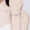 S925 Sterling Silver Star Bracelet DIY Beaded Bracelet, Size:17cm
